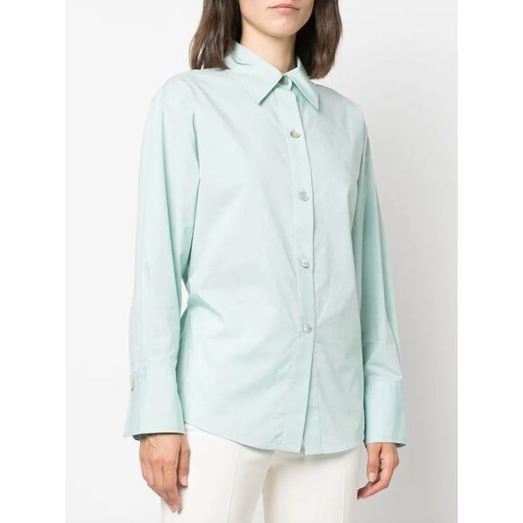 Vince button-down fitted tie back shirt Medium - Picture 9 of 10